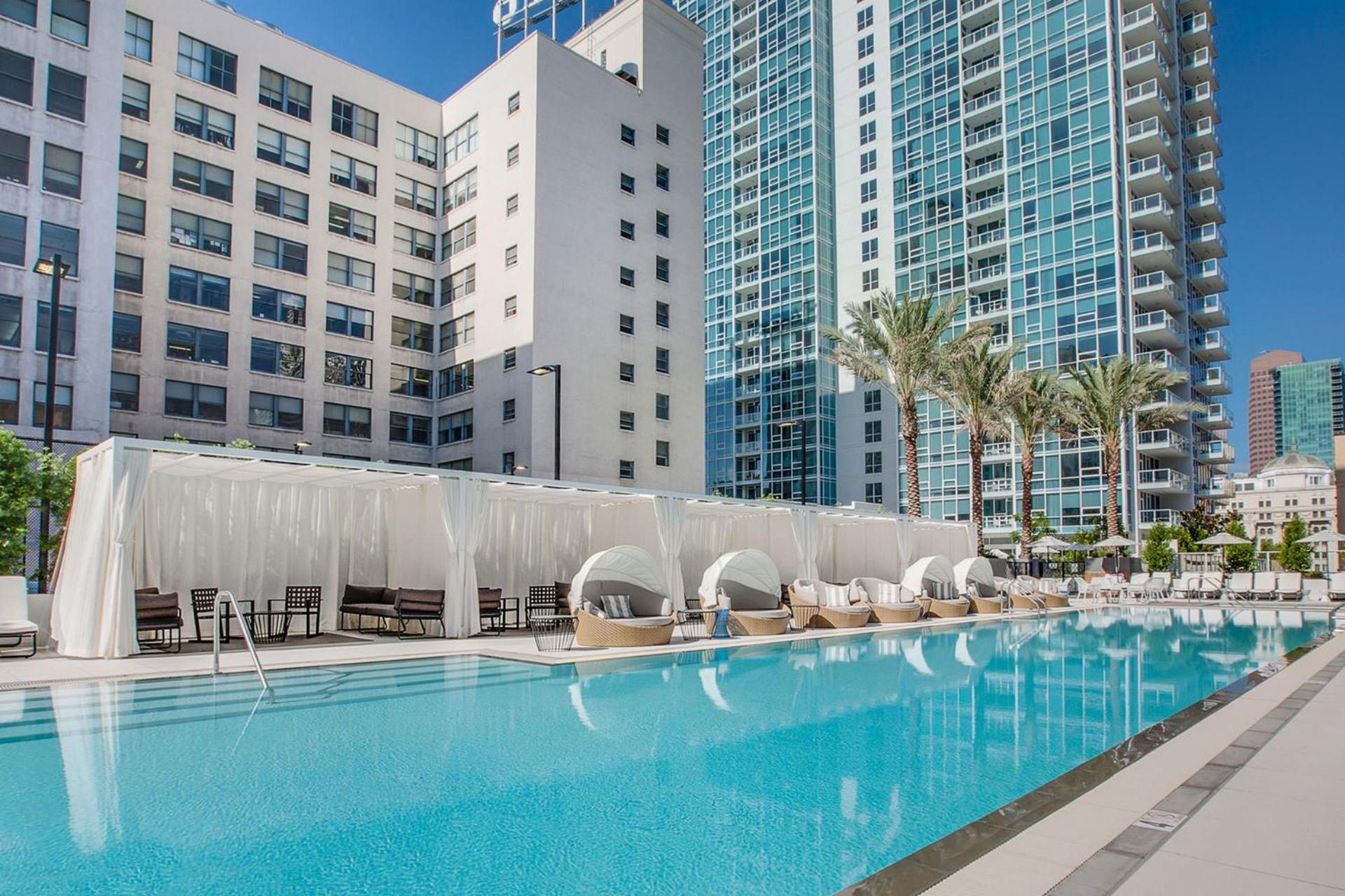 Level Downtown La South Olive Hotel Los Angeles Exterior photo